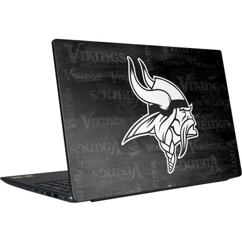 NFL Minnesota Vikings Black & White Dell Vostro Skin